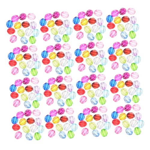 OSALADI Facettierte Acrylperlen Rund Spacer Beads für Schmuckherstellung DIY Armbänder Halsketten Ohrringe Haaraccessoires Bastelbedarf OSALADI Facettierte Acrylperlen Rund Spacer Beads für Schmuckherstellung DIY Armbänder Halsketten Ohrringe Haaraccessoires Bastelbedarf von OSALADI