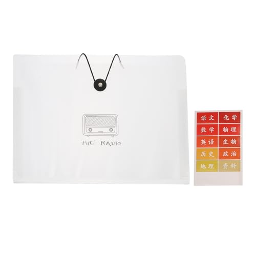 OSALADI Fächermappe Dokumentenordner aus Teiliges für Büro Schule und Zuhause für Organisation von Unterlagen Fotos und Karten Langlebig und von OSALADI