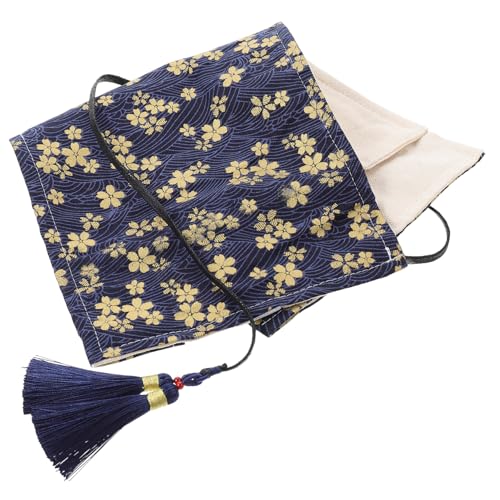OSALADI Faltbarer Häkelnadelbeutel mit Rollfunktion Organizer für Strickzubehör und Häkchen Fächer Hochwertigem Baumwollmaterial für Strickliebhaber OSALADI Faltbarer Häkelnadelbeutel mit Rollfunktion Organizer für Strickzubehör und Häkchen Fächer Hochwertigem Baumwollmaterial für Strickliebhaber von OSALADI