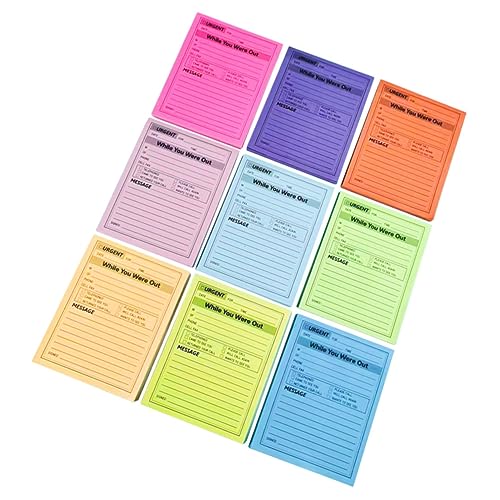 OSALADI Farben Haftnotizen Set Stark Haftende Notizblätter für Täglichen Gebrauch Praktische Büro Memo Pads zur Erinnerung und Organisation Zuhause Büro von OSALADI