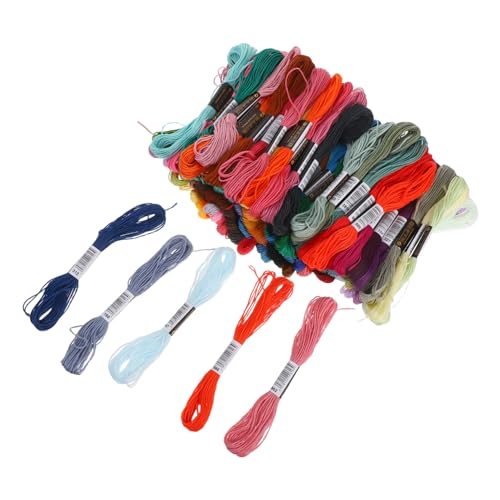 OSALADI Farben Stickgarn Set mit Nähnadeln Weiches Baumwoll Embroidery Floss für Kreuzstich Armbandherstellung Vielseitiges Diy Garn für Haushalt Kleidung und Bastelprojekte Geeignet für OSALADI Farben Stickgarn Set mit Nähnadeln Weiches Baumwoll Embroidery Floss für Kreuzstich Armbandherstellung Vielseitiges Diy Garn für Haushalt Kleidung und Bastelprojekte Geeignet für von OSALADI