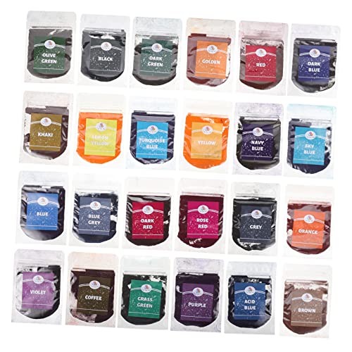 OSALADI Farben Tie Dye Pulver für Diy Textilfarbe Leuchtendes Farbpulver für Hemden für Erwachsene Bunte Stoffgestaltung Party und Halloween Bedarf von OSALADI