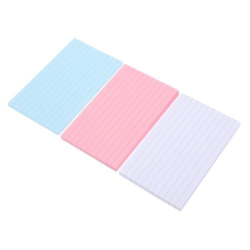 OSALADI Farbenfrohe Selbstklebende Notizzettel Liniert Tragbare Memo Pads für Büro und Schule Wiederverwendbar Vielseitig Einsetzbar für Lehrer und Studenten OSALADI Farbenfrohe Selbstklebende Notizzettel Liniert Tragbare Memo Pads für Büro und Schule Wiederverwendbar Vielseitig Einsetzbar für Lehrer und Studenten von OSALADI