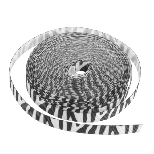 OSALADI Festival Geschenkband Zebra Muster Breit Verschleißfestes Verpackungsband für Geschenke Basteln DIY Haarband Schleifen Partydekoration Modisches Accessoire OSALADI Festival Geschenkband Zebra Muster Breit Verschleißfestes Verpackungsband für Geschenke Basteln DIY Haarband Schleifen Partydekoration Modisches Accessoire von OSALADI