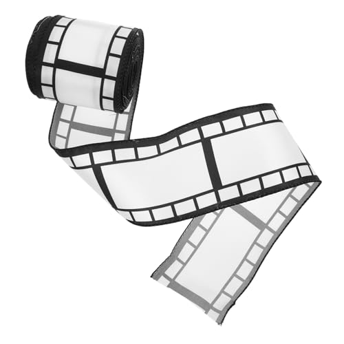 OSALADI Filmstreifenband Breit für DIY Basteln Wreath Making Ribbon und Movie Reel Partydekoration Flexibel Anpassbar für Schleifen Girlanden Geschenkverpackung OSALADI Filmstreifenband Breit für DIY Basteln Wreath Making Ribbon und Movie Reel Partydekoration Flexibel Anpassbar für Schleifen Girlanden Geschenkverpackung von OSALADI