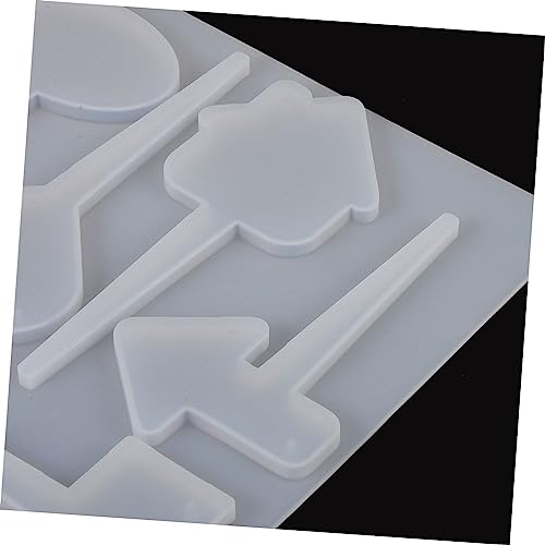 OSALADI Flexible Silikonform für DIY Pflanzenetiketten Gießform Epoxidharzform Langlebig und Antihaftend für Gartenpflanzen Pflanzenschilder Herstellung und Handwerksprojekte von OSALADI