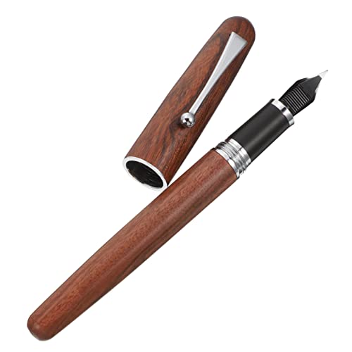 OSALADI Füllfederhalter aus Hochwertigem Palisanderholz Eleganter Kalligrafie Stift für Studenten Stilvolle Schreibfeder für Büro und Zuhause Leicht Tragbar Perfektes für Kreative Köpfe OSALADI Füllfederhalter aus Hochwertigem Palisanderholz Eleganter Kalligrafie Stift für Studenten Stilvolle Schreibfeder für Büro und Zuhause Leicht Tragbar Perfektes für Kreative Köpfe von OSALADI
