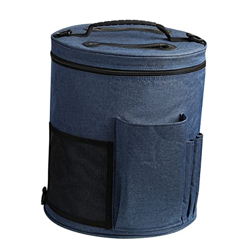 OSALADI Garn Aufbewahrungstasche Oxford Organizer Für Wollknäuel Tragetasche Für Strickzubehör Robuste Einkaufstasche Für Handarbeit Und DIY Projekte von OSALADI