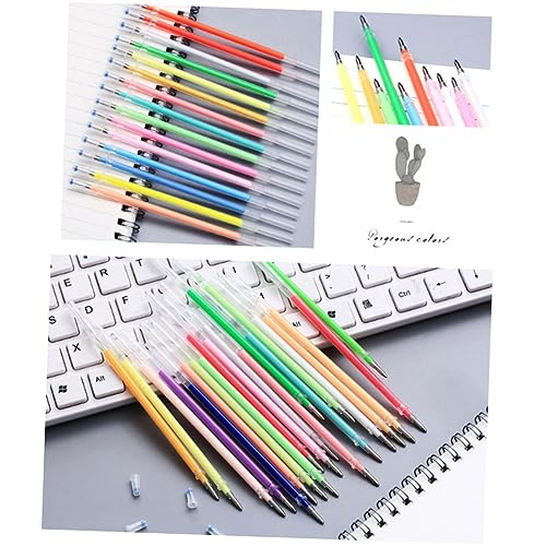 OSALADI Gelstift Nachfüllungen für Basteln Scrapbooking und Notizen Glitzer Neon Metallic Pastell Kompatibel mit Gängigen Gelstiften und Kugelschreibern Zufällige Farbe OSALADI Gelstift Nachfüllungen für Basteln Scrapbooking und Notizen Glitzer Neon Metallic Pastell Kompatibel mit Gängigen Gelstiften und Kugelschreibern Zufällige Farbe von OSALADI