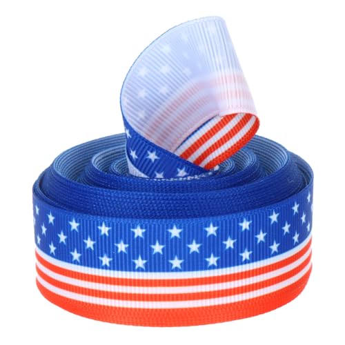 OSALADI Geschenkband Independence Day Bastelband mit Festlichem Design für DIY Verpackung und Dekoration Polyester für Feierliche Anlässe und Tischdeko OSALADI Geschenkband Independence Day Bastelband mit Festlichem Design für DIY Verpackung und Dekoration Polyester für Feierliche Anlässe und Tischdeko von OSALADI