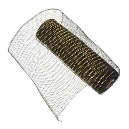 OSALADI Geschenkband Tüllrolle für Diy Dekoration Schwarzes und Goldenes Geschenkpapier für Hochzeiten Feiern und Bastelprojekte Leicht Zuschneidbar und Tragbar für Geschenkgestaltung OSALADI Geschenkband Tüllrolle für Diy Dekoration Schwarzes und Goldenes Geschenkpapier für Hochzeiten Feiern und Bastelprojekte Leicht Zuschneidbar und Tragbar für Geschenkgestaltung von OSALADI