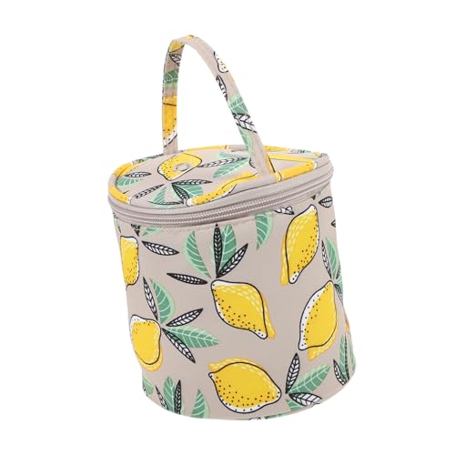 OSALADI Gestrickte Aufbewahrungstasche Taschenorganisator Veranstalter Nähen Aufbewahrungstasche für Pullovernadeln Stricktasche groß Tasche mit Häkelnadel Strickspeicher Häkelbeutel Vlies von OSALADI