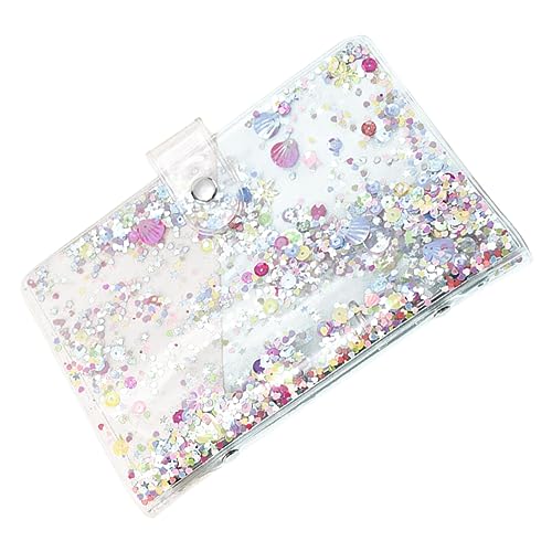OSALADI Glitzerndes Sequin Cover für Ringbuch Planner Binder Hülle Stabiler Schutz für Lose für Notizbücher und Scrapbooking für Freunde und Familie von OSALADI