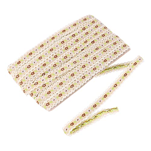 OSALADI Goldene Blumenmuster Stickerei Spitze Ethnischer Stil Diy Kleidung Zubehör Verzierungen für Yards OSALADI Goldene Blumenmuster Stickerei Spitze Ethnischer Stil Diy Kleidung Zubehör Verzierungen für Yards von OSALADI