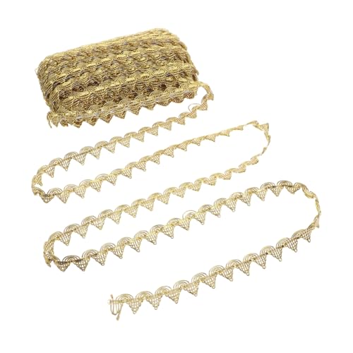 OSALADI Goldene Spitzenspitze Spitzenbandbesatz Zum Nähen Bestickter Spitzenbesatz Blumenbestickte Borte Goldener Fransenbesatz Spitzenbesatz Mit Blumenstickerei Grenzspitze Polyestergarn OSALADI Goldene Spitzenspitze Spitzenbandbesatz Zum Nähen Bestickter Spitzenbesatz Blumenbestickte Borte Goldener Fransenbesatz Spitzenbesatz Mit Blumenstickerei Grenzspitze Polyestergarn von OSALADI