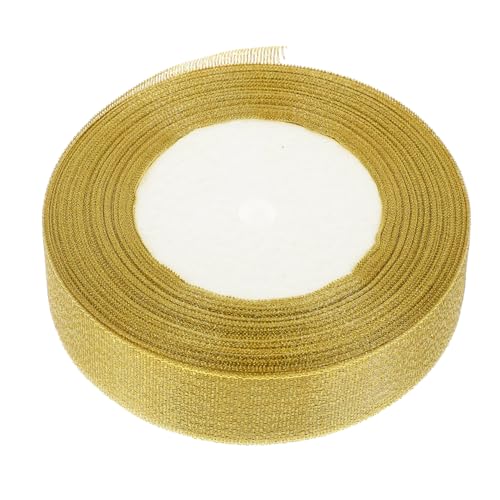 OSALADI Goldglänzendes Dekoratives Geschenkband Rolle Professionelles Schneidbares Haarband mit Seidiger Textur Vielseitiges Festzubehör für Hochzeit Blumenarrangements Diy Dekoration OSALADI Goldglänzendes Dekoratives Geschenkband Rolle Professionelles Schneidbares Haarband mit Seidiger Textur Vielseitiges Festzubehör für Hochzeit Blumenarrangements Diy Dekoration von OSALADI