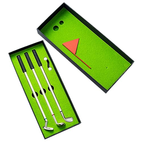 OSALADI Golf Kugelschreiber Set Golfschläger Design Stabile Metallstifte für Golfenthusiasten für Schreibtischspiele und Deko Kreatives für Golfer OSALADI Golf Kugelschreiber Set Golfschläger Design Stabile Metallstifte für Golfenthusiasten für Schreibtischspiele und Deko Kreatives für Golfer von OSALADI