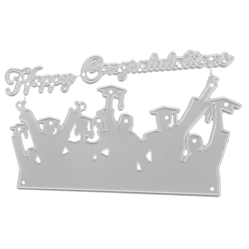 OSALADI Graduation Stanzform aus Langlebigem Karbonstahl Feines Prägemotiv Glatte Kanten für Sicheres Basteln DIY schablone für Karten und Scrapbooking Bastelset für Absolventen OSALADI Graduation Stanzform aus Langlebigem Karbonstahl Feines Prägemotiv Glatte Kanten für Sicheres Basteln DIY schablone für Karten und Scrapbooking Bastelset für Absolventen von OSALADI
