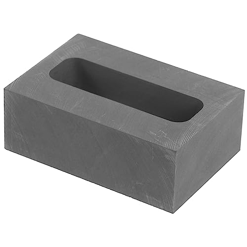 OSALADI Graphit Ingotschmelzform Wiederverwendbare Gießform für Gold und Silber Langlebiges Metallgusswerkzeug mit Hoher Temperaturbeständigkeit für Metallverarbeitung und von OSALADI
