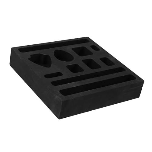 OSALADI Graphit -schmelztank Gießform Schmelzen Gussformen Für Barren Ingotform Gießen Barfenformen Verfeinerung Tiegel Kokille Formenguss Schmelzformen Gussformen Aus Graphit Schwarz von OSALADI