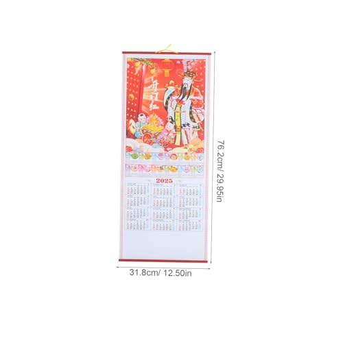 OSALADI Hängender Wandkalender Schmaler Jahresplaner Multifunktional als Dekoration und Notizblock für Büro und Zuhause Platzsparend und Leicht OSALADI Hängender Wandkalender Schmaler Jahresplaner Multifunktional als Dekoration und Notizblock für Büro und Zuhause Platzsparend und Leicht von OSALADI