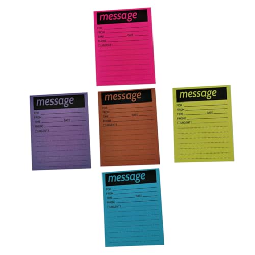 OSALADI Haftnotizen Portable Message Pads und Selbstklebende Notizblätter für Büro Schule und Zuhause Markieren und Erinnern OSALADI Haftnotizen Portable Message Pads und Selbstklebende Notizblätter für Büro Schule und Zuhause Markieren und Erinnern von OSALADI