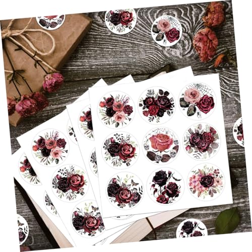 OSALADI Halloween Grußkarten mit Umschlägen Vintage Blumen und Fledermaus Klappkarten für Halloween Party Praktische Grußkarten für Erwachsene OSALADI Halloween Grußkarten mit Umschlägen Vintage Blumen und Fledermaus Klappkarten für Halloween Party Praktische Grußkarten für Erwachsene von OSALADI