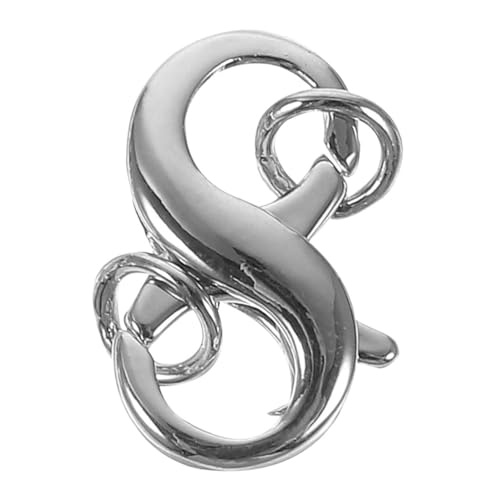 OSALADI Halskette Karabinerverschluss Gold Schmuckzubehör Klaue Herstellung Schmuck Verschluss aus Karabiner-Schmuckverschlüsse Armbänder Verbindungsschnalle Schmuckschnalle Kupfer Silber von OSALADI