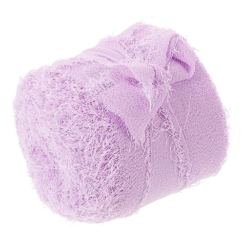 OSALADI Handgefertigtes Fransen Chiffonband Dekoratives Diy Geschenkband Leichte Vielseitige Bastelschleife für Geburtstagsgeschenke Hochzeits und Partydekoration Hellviolett OSALADI Handgefertigtes Fransen Chiffonband Dekoratives Diy Geschenkband Leichte Vielseitige Bastelschleife für Geburtstagsgeschenke Hochzeits und Partydekoration Hellviolett von OSALADI