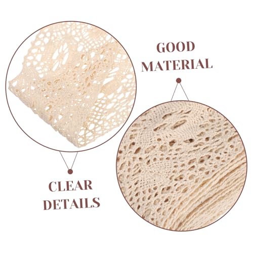 OSALADI Handgemachte Spitzenstickerei Spitzenband Baumwollspitzenbesatz Häkelspitze Kleidung DIY Besatz Vintage Baumwollspitze Baumwolle Nähen Spitze Kleidung Verzierung Spitzenmaterial OSALADI Handgemachte Spitzenstickerei Spitzenband Baumwollspitzenbesatz Häkelspitze Kleidung DIY Besatz Vintage Baumwollspitze Baumwolle Nähen Spitze Kleidung Verzierung Spitzenmaterial von OSALADI