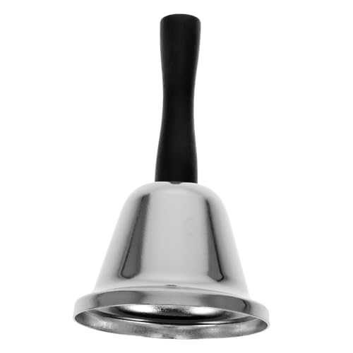 OSALADI Handglocke Aus Edelstahl Klingeln Für Service Handrufglocke Klasse Glocke Klingelton Für Den Dienst Hochzeitsglocken Klingel Für Klassenmanagement Rostfreier Stahl Silver OSALADI Handglocke Aus Edelstahl Klingeln Für Service Handrufglocke Klasse Glocke Klingelton Für Den Dienst Hochzeitsglocken Klingel Für Klassenmanagement Rostfreier Stahl Silver von OSALADI