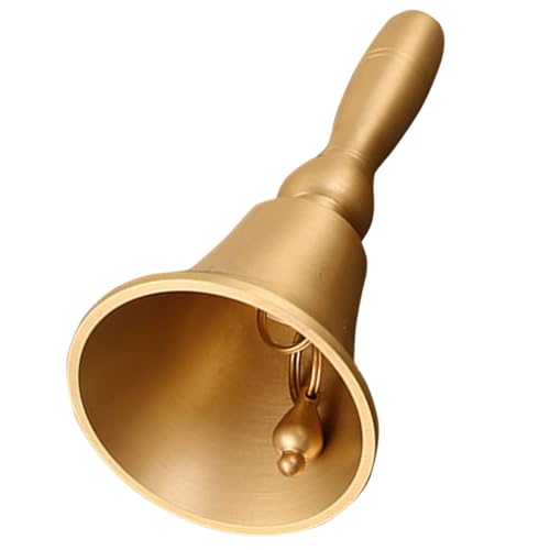 OSALADI Handglocke Vintage aus Kupfer Klassisches Musikinstrument für Restaurant und Ergonomischer Griff Lauter als Dekorative Glocke oder Notruf Langlebig und Rostfrei OSALADI Handglocke Vintage aus Kupfer Klassisches Musikinstrument für Restaurant und Ergonomischer Griff Lauter als Dekorative Glocke oder Notruf Langlebig und Rostfrei von OSALADI