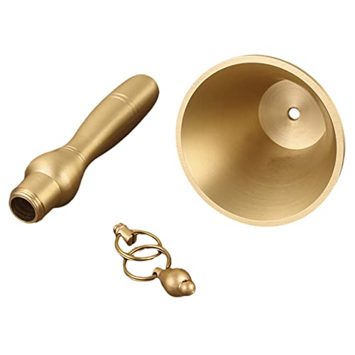 OSALADI Handglocke aus Kupfer Vintage Empfangsglocke für Ergonomischer Holzgriff Laute Klangqualität für Schule Restaurant Bar und Besondere Anlässe OSALADI Handglocke aus Kupfer Vintage Empfangsglocke für Ergonomischer Holzgriff Laute Klangqualität für Schule Restaurant Bar und Besondere Anlässe von OSALADI
