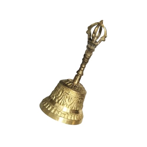 OSALADI Handglocke aus Metall mit Holzgriff Lauter für Schule Empfang Meditation Deko Praktische Handglocke für Haustiertraining und Signalisierung Einfach OSALADI Handglocke aus Metall mit Holzgriff Lauter für Schule Empfang Meditation Deko Praktische Handglocke für Haustiertraining und Signalisierung Einfach von OSALADI