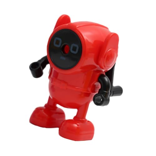 OSALADI Handlicher Bleistiftspitzer im Cartoon Roboter Design für Schule und und Langlebig Einstellbare Spitzenstärke für Optimale Schärfergebnisse OSALADI Handlicher Bleistiftspitzer im Cartoon Roboter Design für Schule und und Langlebig Einstellbare Spitzenstärke für Optimale Schärfergebnisse von OSALADI