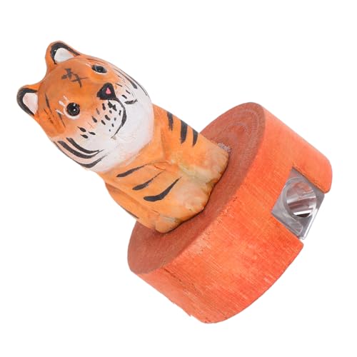OSALADI Handlicher Holz Bleistiftspitzer für Einzigartigem Cartoon-tiger-design Tragbar und Robust für Schule Zuhause und Unterwegs Spielerisch Motivierend OSALADI Handlicher Holz Bleistiftspitzer für Einzigartigem Cartoon-tiger-design Tragbar und Robust für Schule Zuhause und Unterwegs Spielerisch Motivierend von OSALADI