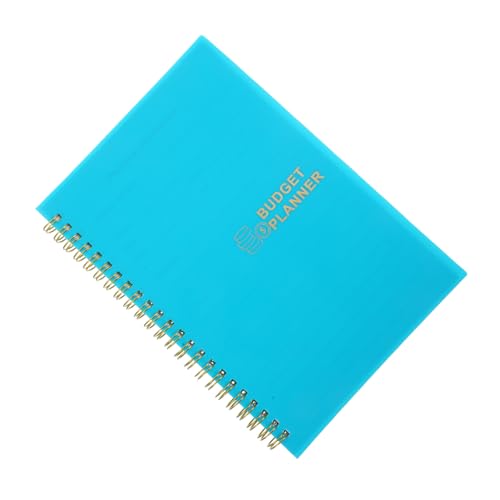 OSALADI Haushaltsbuch Monatsplaner Budgetplaner Buch Monatlich Tägliche Agenda Budget-notizblock Cash-budget-ersetzungen Zubehör Planen Bargeldbudget -notizblock Papier Himmelblau von OSALADI