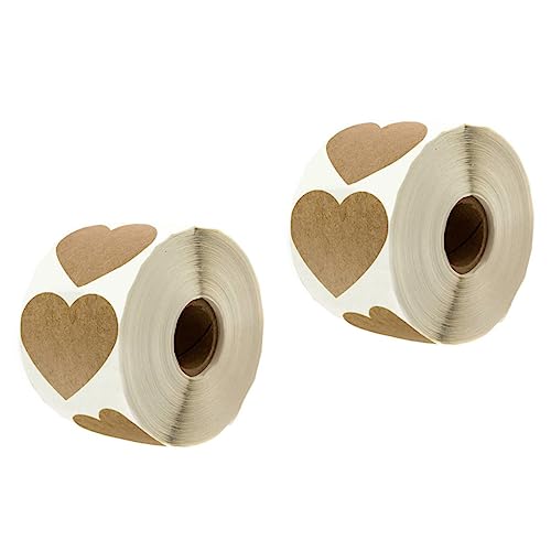 OSALADI Herzförmige Aufkleber Diy Backaufkleber Kreative Verpackungsetiketten für Hochzeiten Geburtstagsfeiern Muttertag und Thanksgiving Selbstklebende Dekorationsetiketten OSALADI Herzförmige Aufkleber Diy Backaufkleber Kreative Verpackungsetiketten für Hochzeiten Geburtstagsfeiern Muttertag und Thanksgiving Selbstklebende Dekorationsetiketten von OSALADI