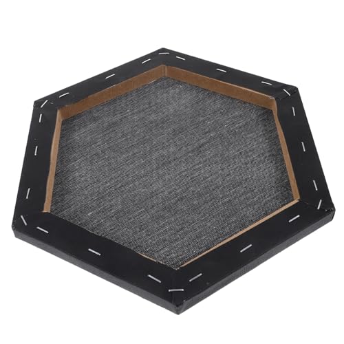 OSALADI Hexagonaler Öl -Leinwandrahmen Malleinwand Zeichnung klein Bretter Planke LED zeichnen leichtes Zeichenbrett Ölfarbentafel Farbtafel Flache Leinwandplatte Holz Schwarz OSALADI Hexagonaler Öl -Leinwandrahmen Malleinwand Zeichnung klein Bretter Planke LED zeichnen leichtes Zeichenbrett Ölfarbentafel Farbtafel Flache Leinwandplatte Holz Schwarz von OSALADI