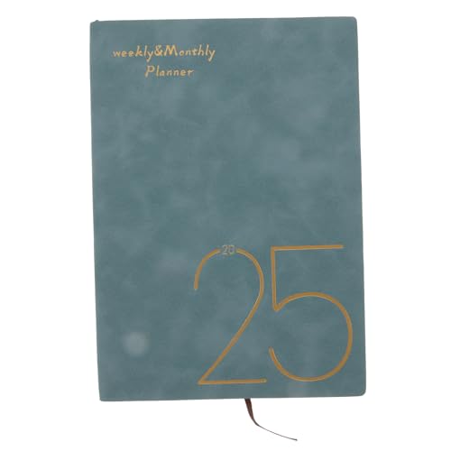 OSALADI Hinweis Lieferungen Student Tagesplaner-notizbuch Akademische Planer Zeitplan Buch Veranstalter Tragbarer Planer-notizblock Büro-notizblock Papier Sky-blue von OSALADI