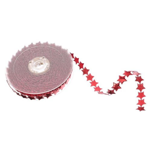 OSALADI Hochglänzendes Rotes Geschenkband mit Geprägtem Dekoratives Party Dekoband Vielseitig Zuschneidbar für Geschenkverpackung DIY Accessoires und Festliche Anlässe OSALADI Hochglänzendes Rotes Geschenkband mit Geprägtem Dekoratives Party Dekoband Vielseitig Zuschneidbar für Geschenkverpackung DIY Accessoires und Festliche Anlässe von OSALADI