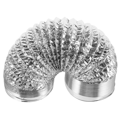 OSALADI Hochtemperatur Aluminiumfolie Luftkanal Flexibler Luftkanal Aluminium Trocknerfolie Entlüftungskanal Luftkanalschlauch Folienkanalschlauch Flexibler Abluftkanalschlauch OSALADI Hochtemperatur Aluminiumfolie Luftkanal Flexibler Luftkanal Aluminium Trocknerfolie Entlüftungskanal Luftkanalschlauch Folienkanalschlauch Flexibler Abluftkanalschlauch von OSALADI