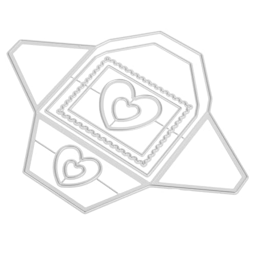 OSALADI Hochwertige Carbonstahl Metall-stanzformen für Kartenherstellung Hintergrundrahmen Präzise Schneide-schablonen für Scrapbooking DIY Alben Umschläge Papierbasteln OSALADI Hochwertige Carbonstahl Metall-stanzformen für Kartenherstellung Hintergrundrahmen Präzise Schneide-schablonen für Scrapbooking DIY Alben Umschläge Papierbasteln von OSALADI