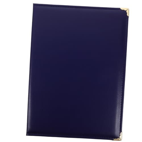 OSALADI Hochwertige Zertifikatshülle aus Leder Elegante Dokumentenmappe mit Ecken und Glatten Kanten für Schutz von Auszeichnungen und Diplomen von OSALADI