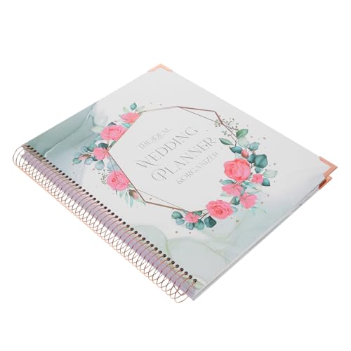 OSALADI Hochzeitsplaner Braut- Hochzeitsnotizbuch Hochzeitsmappe Hochzeitsplanungsbuch Hochzeitsplanung Und -organisator Tag Paar Hochzeitsbuch Junggesellin Party Papier von OSALADI