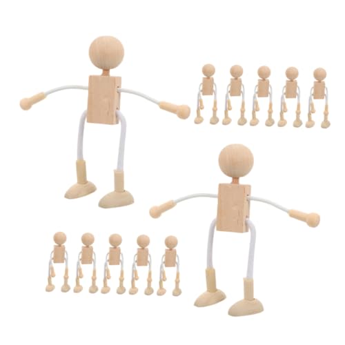 OSALADI Holz Cartoon Puppe Zeichentrickfigur Aus Holz Minifiguren Holzspielzeug Für Diy Miniaturfiguren Holzfigur Zur Dekoration Modellspielzeug Aus Holzfiguren Puppenfigur Beige OSALADI Holz Cartoon Puppe Zeichentrickfigur Aus Holz Minifiguren Holzspielzeug Für Diy Miniaturfiguren Holzfigur Zur Dekoration Modellspielzeug Aus Holzfiguren Puppenfigur Beige von OSALADI