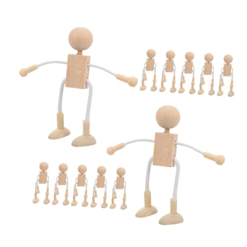OSALADI Holz Cartoon Puppe Leere Holzpuppe unfertige Holzpflockpuppe Puppe zum selber zeichnen Holzfiguren Modellspielzeug Miniaturfiguren Holzspielzeug Beige OSALADI Holz Cartoon Puppe Leere Holzpuppe unfertige Holzpflockpuppe Puppe zum selber zeichnen Holzfiguren Modellspielzeug Miniaturfiguren Holzspielzeug Beige von OSALADI
