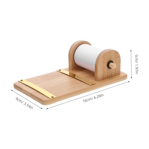 OSALADI Holz Notizzettelhalter mit Rollenmechanismus Eleganter Memo Dispenser Langlebiger Desktop Organizer für Büro Schule Zuhause Multifunktional als Schreibunterlage und OSALADI Holz Notizzettelhalter mit Rollenmechanismus Eleganter Memo Dispenser Langlebiger Desktop Organizer für Büro Schule Zuhause Multifunktional als Schreibunterlage und von OSALADI