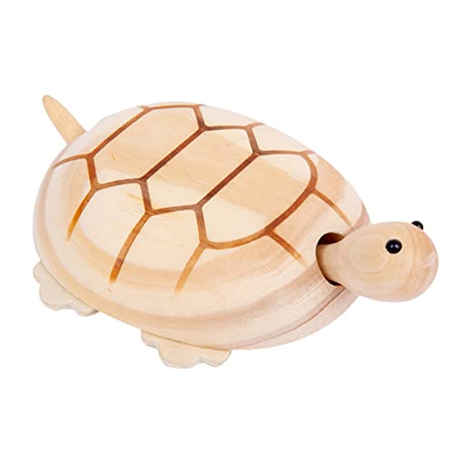OSALADI Holz Schildkröte Dekoration Handgefertigte Holzfigur für Zuhause Robustes Holzspielzeug für Niedliche Schildkröten Skulptur Vielseitiges Wohnaccessoire Holz von OSALADI