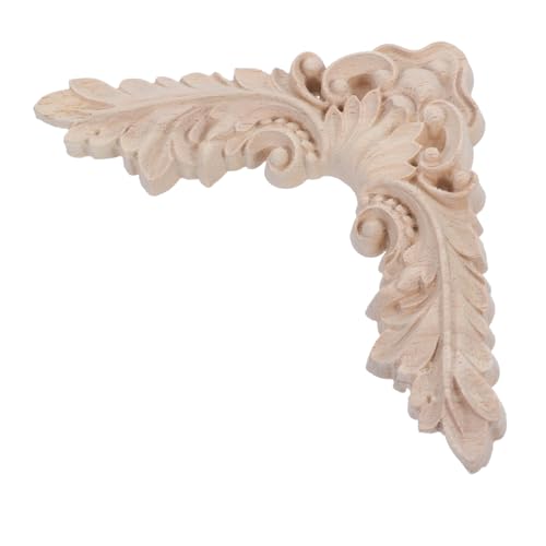 OSALADI Holzgeschnitzte Applikation Unbemalt Möbelornamente zum Aufkleben Wiederverwendbar Einfache Montage Europäischer Stil Dekorative Holzverzierung für Türen und Schränke OSALADI Holzgeschnitzte Applikation Unbemalt Möbelornamente zum Aufkleben Wiederverwendbar Einfache Montage Europäischer Stil Dekorative Holzverzierung für Türen und Schränke von OSALADI